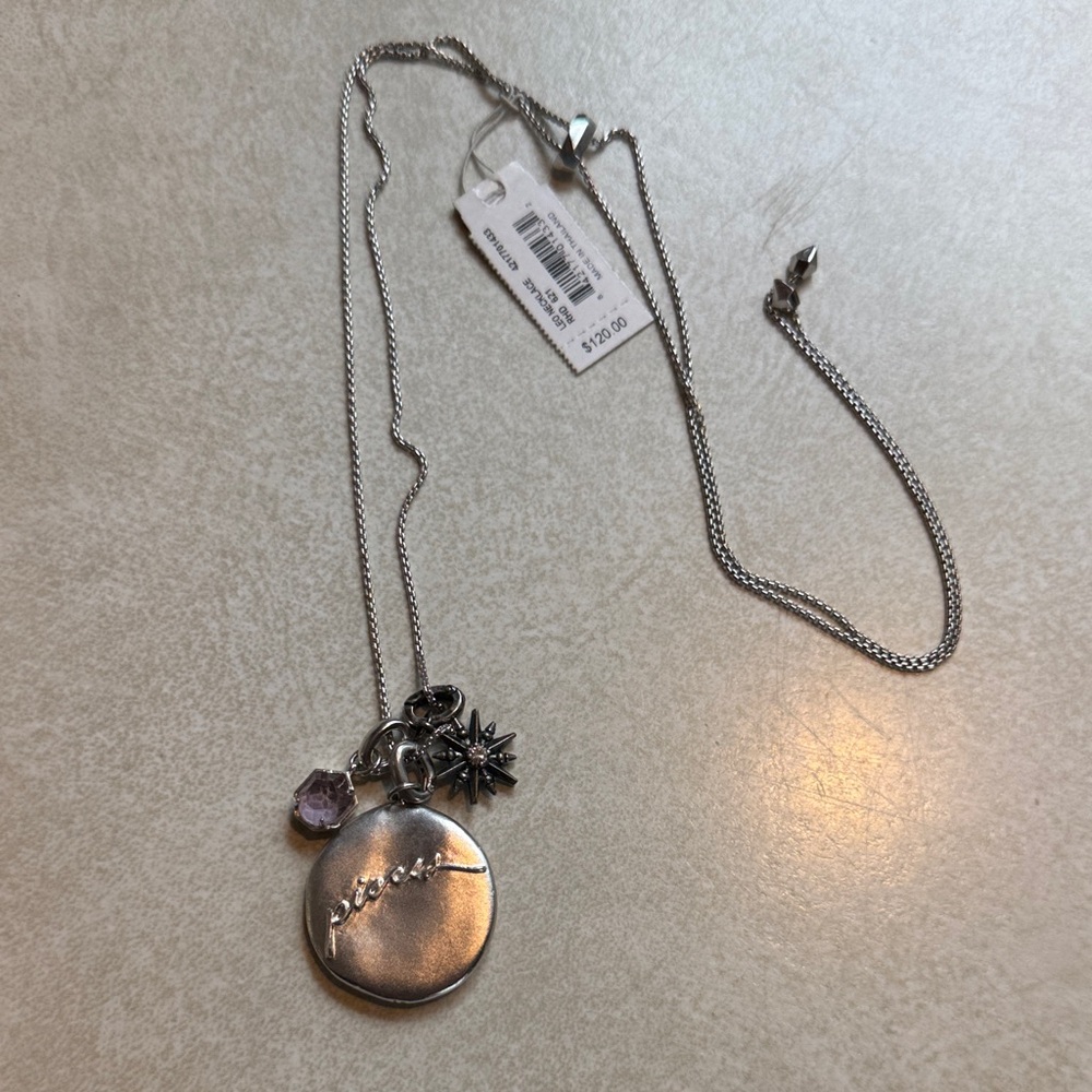 Kendra Scott Silver Pisces Pendant Necklace with Charms